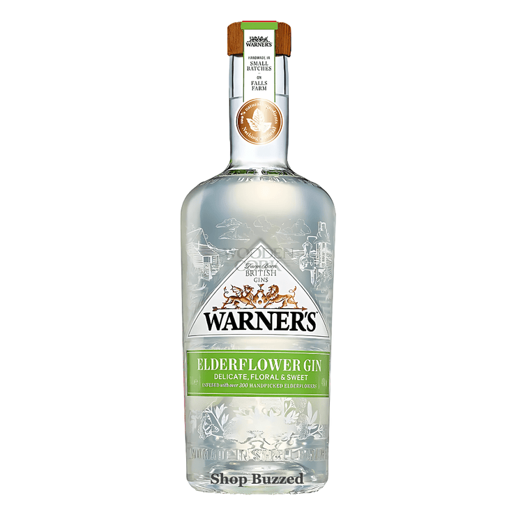Warner's Elderflower Gin 750ml - Shop Buzzed