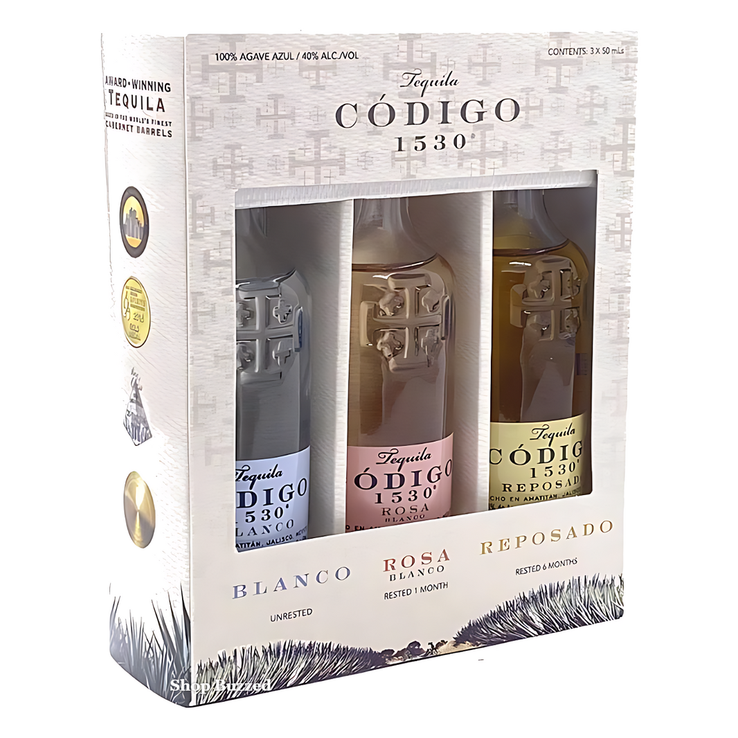 Codigo 1530 Blanco Rosa and Anejo Set 50ml