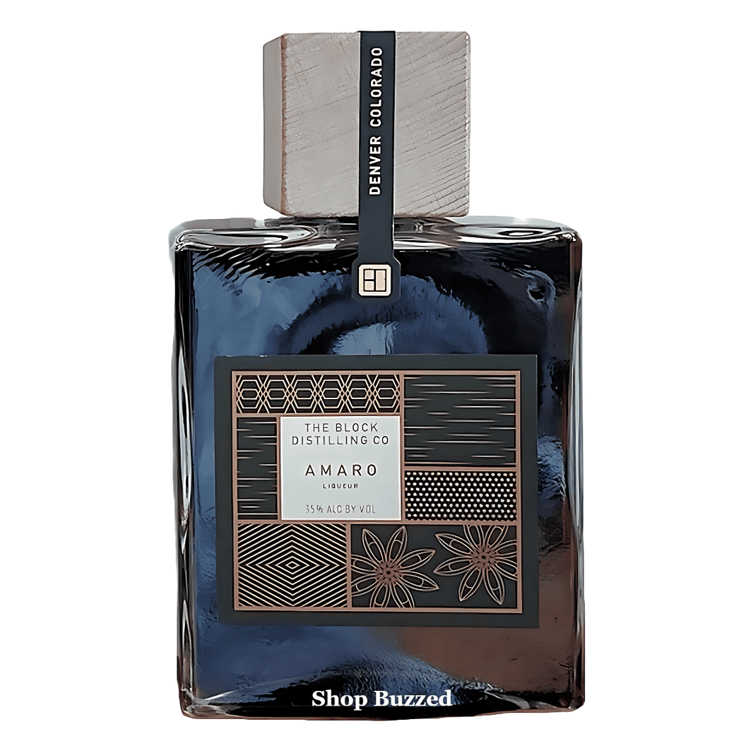 The Block Distilling Co Amaro Liqueur 750ml - Shop Buzzed
