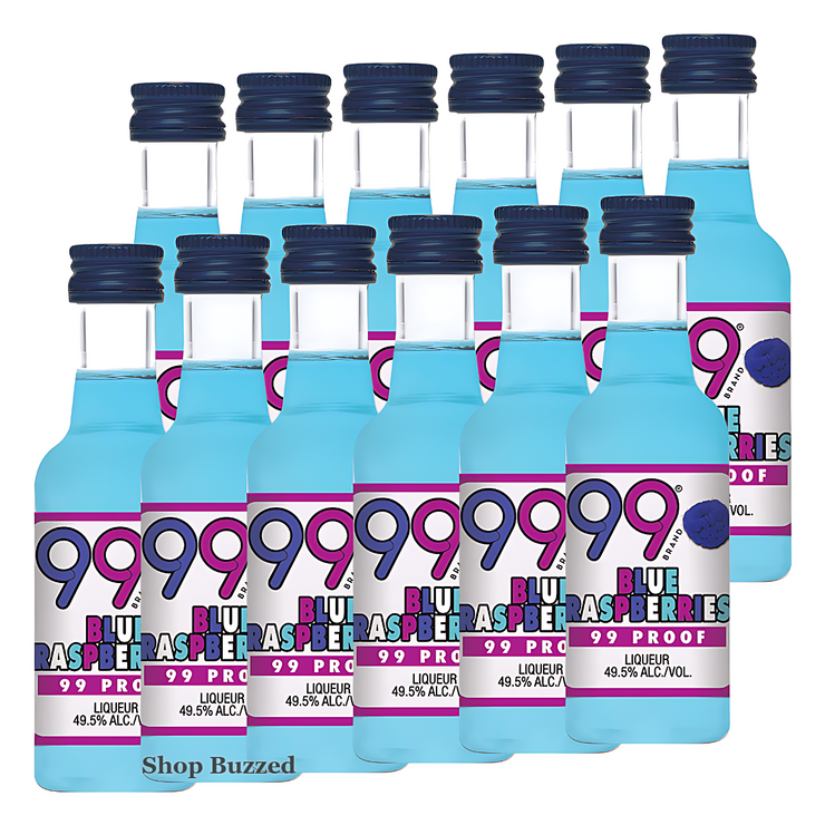 99 Brand Blue Raspberry (12 Pack) 50ml