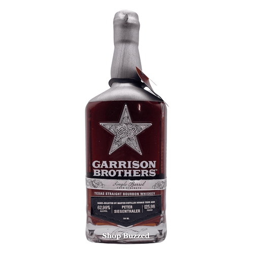 Garrison Brothers Cask Strength Single Barrel Whiskey | 122.2 Proof 750ml - Shop Buzzed