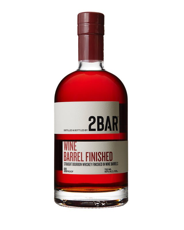 2Bar Wine Barrel Finished Straight Bourbon 750ml - Shop Buzzed