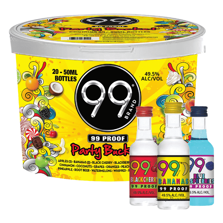 99 Schnapps Party Bucket 50ml Minis - Shop Buzzed