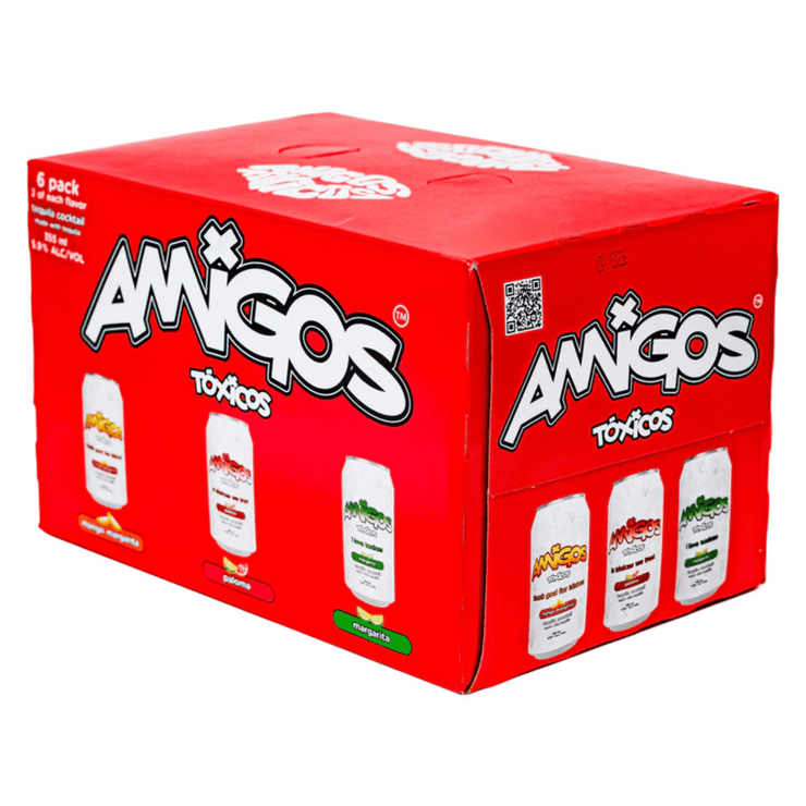 Amigos Toxicos Tequila Cocktail Variety 6-Pack - Shop Buzzed