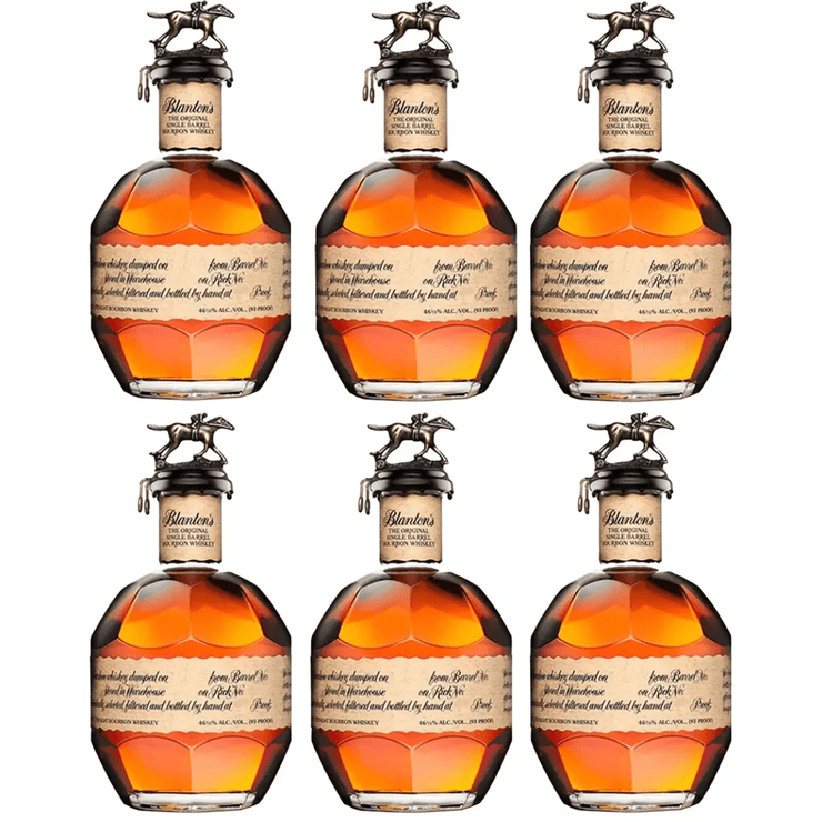 Blanton’s Original Single Barrel Bourbon 6-Pack - 750ML - Shop Buzzed