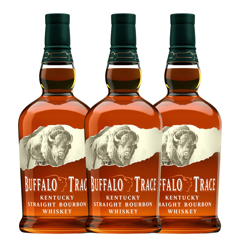 Buffalo Trace Kentucky Straight Bourbon 3 Pack - 750ML - Shop Buzzed