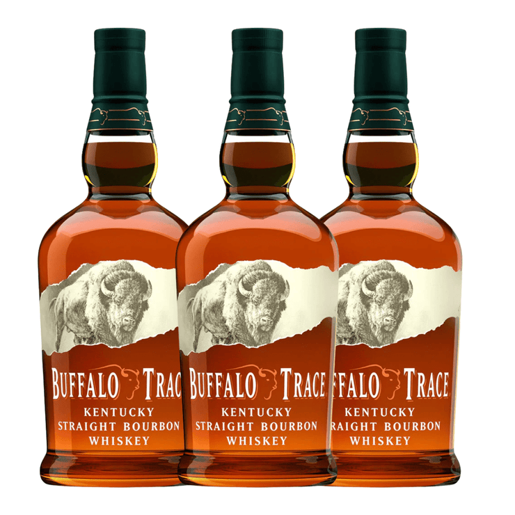 Buffalo Trace Kentucky Straight Bourbon 3 Pack - 750ML - Shop Buzzed
