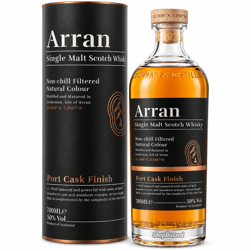 Arran Single Malt Scotch Port Cask Finish 700 ml - Shop Buzzed