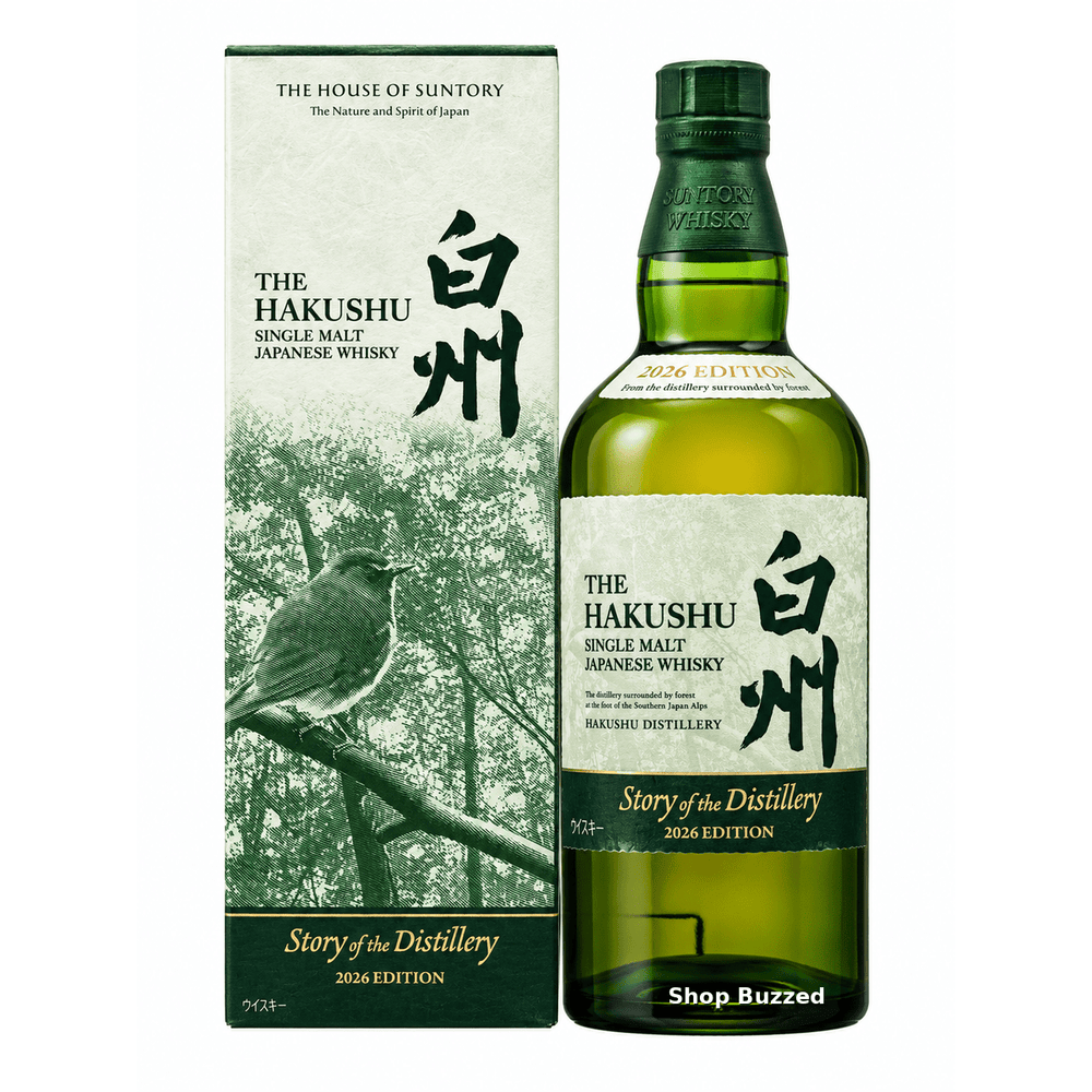 The Hakushu Single Malt Japanese Whisky 2026 Edition 700 ml - Shop Buzzed