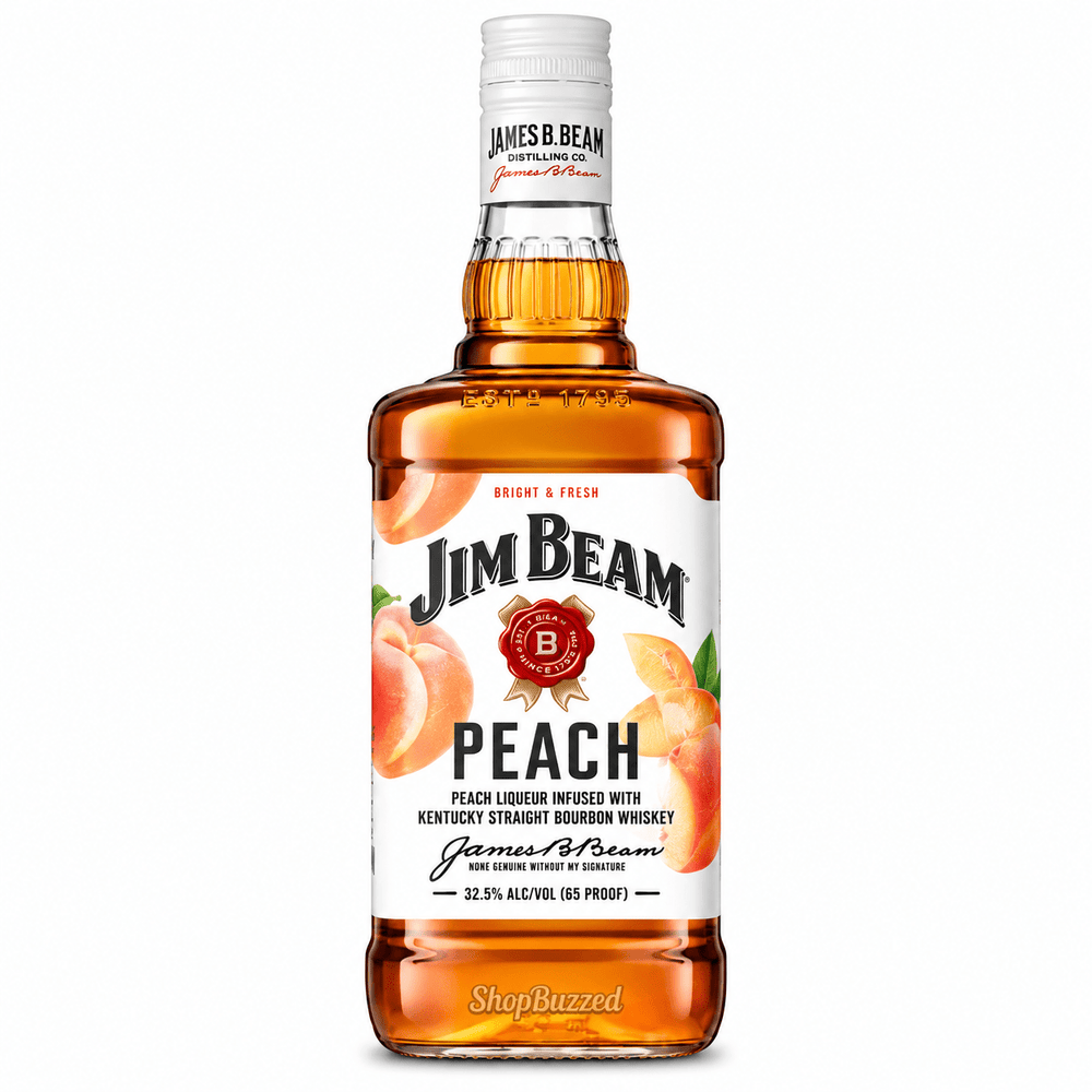 Jim Beam Peach 750 ml - Shop Buzzed