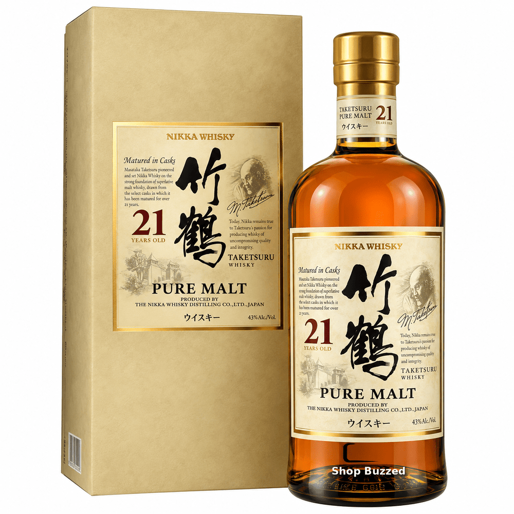 Nikka Whisky Taketsuru Pure Malt 21 year old 700 ml - Shop Buzzed