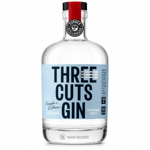 Three Cuts Founder's Release Citrus Rose Tasmania Gin 750 ml - Shop Buzzed