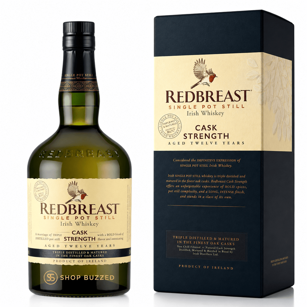 Redbreast 12 Year Strength Irish Whiskey cask strength 750 ml - Shop Buzzed