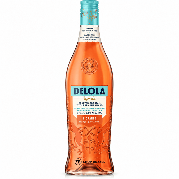Delola Spritz Orange and Passion Fruit 375 ml - Shop Buzzed