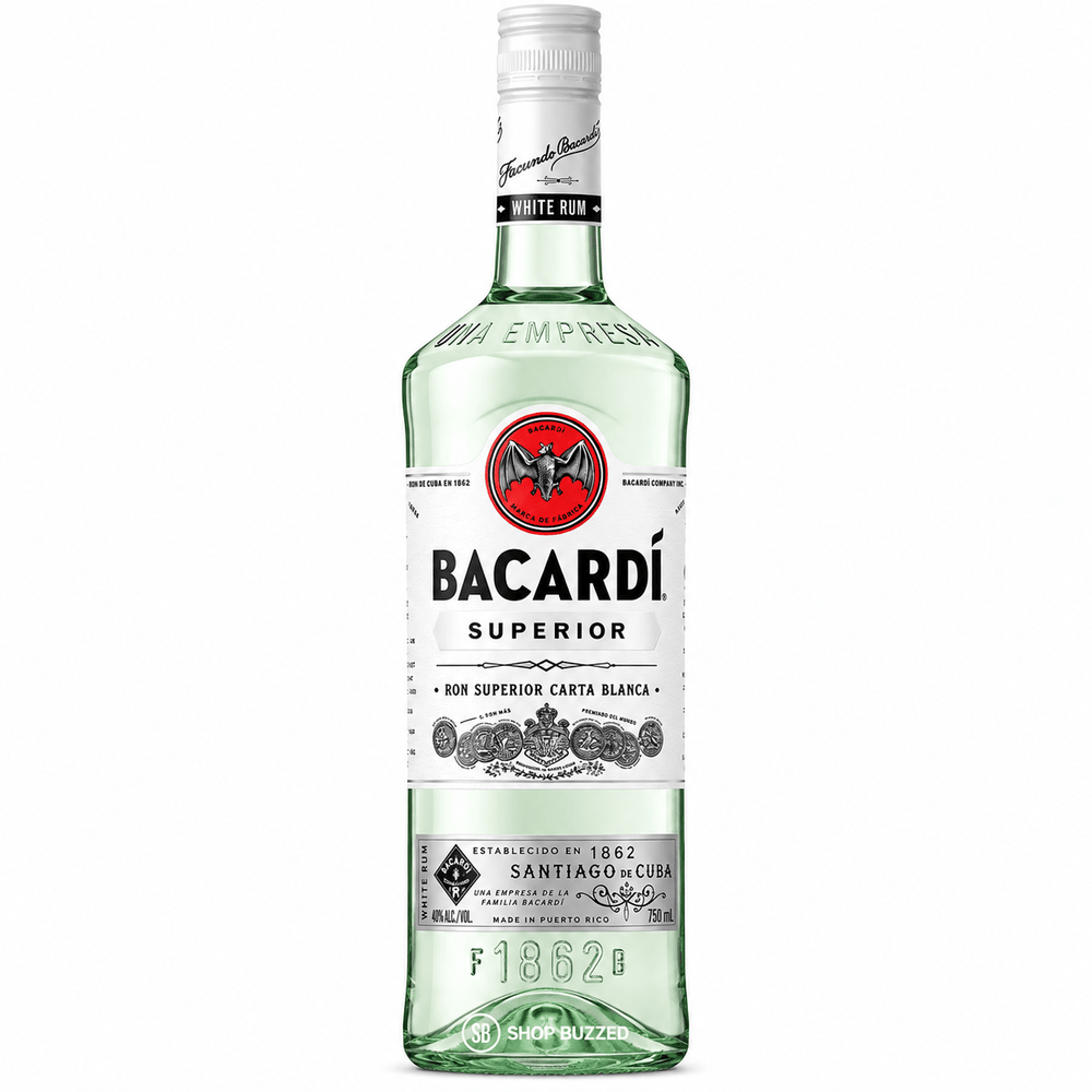 Bacardi Superior White Rum 750 ml - Shop Buzzed