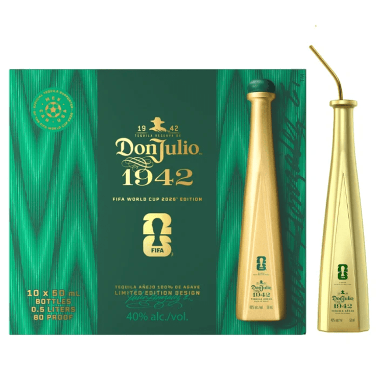 Don Julio 1942 Fifa World Cup 2026 Edition 50 ML - 10 Pack - Shop Buzzed