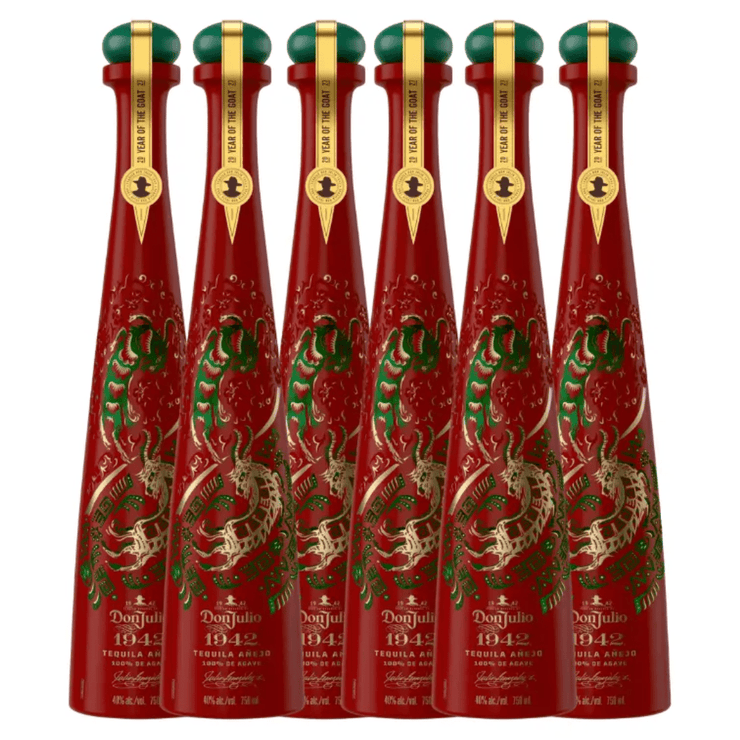 Don Julio 1942 Tequila Anejo Year of the Goat 2027 Limited Edition - 6 Pack *PRE-ORDER* - Shop Buzzed
