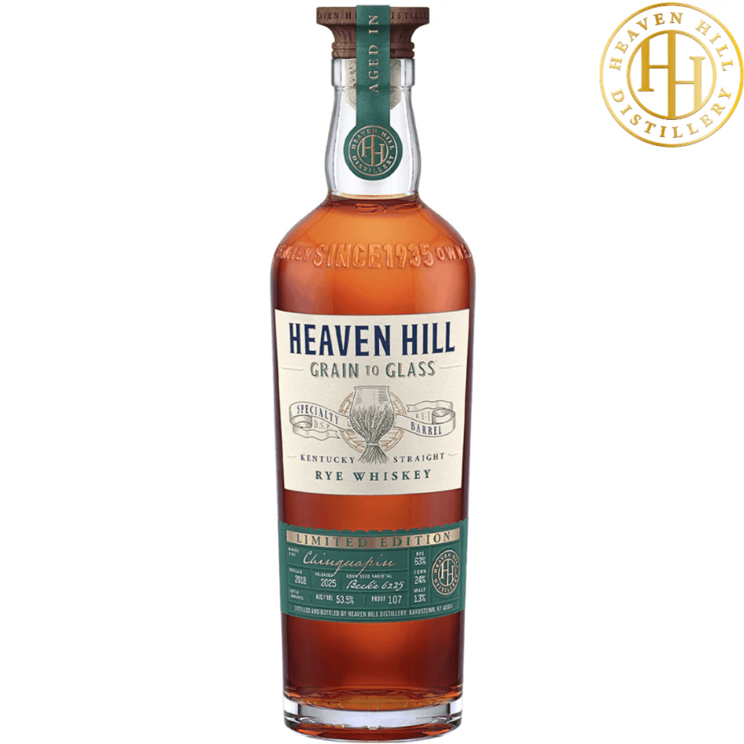 Heaven Hill Grain to Glass Rye Chinquapin Barrel 700ml - Shop Buzzed