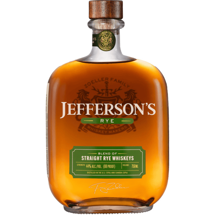 Jefferson's Rye Whiskey 88 750 ml - Shop Buzzed