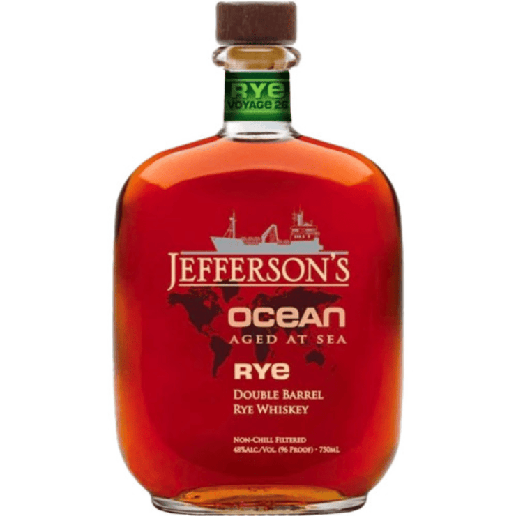 Jefferson's Ocean Aged at Sea Voyage 26 Double Barrel Rye 750 ml - Shop Buzzed