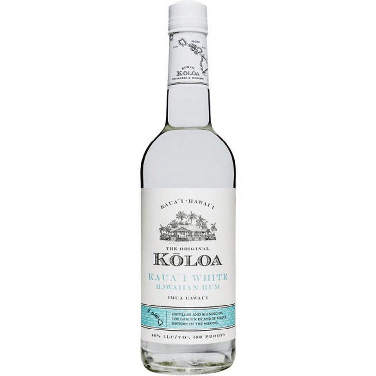 Koloa Rum Kauai White Hawaiian 750ml - Shop Buzzed