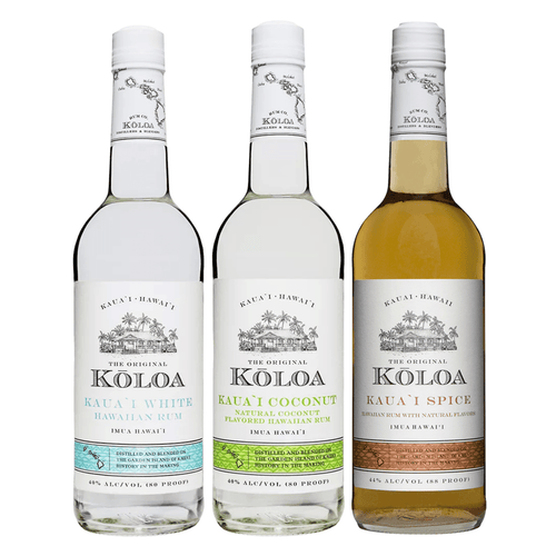 Koloa Hawaiian Rum Bundle (3 x 750ML) - Shop Buzzed
