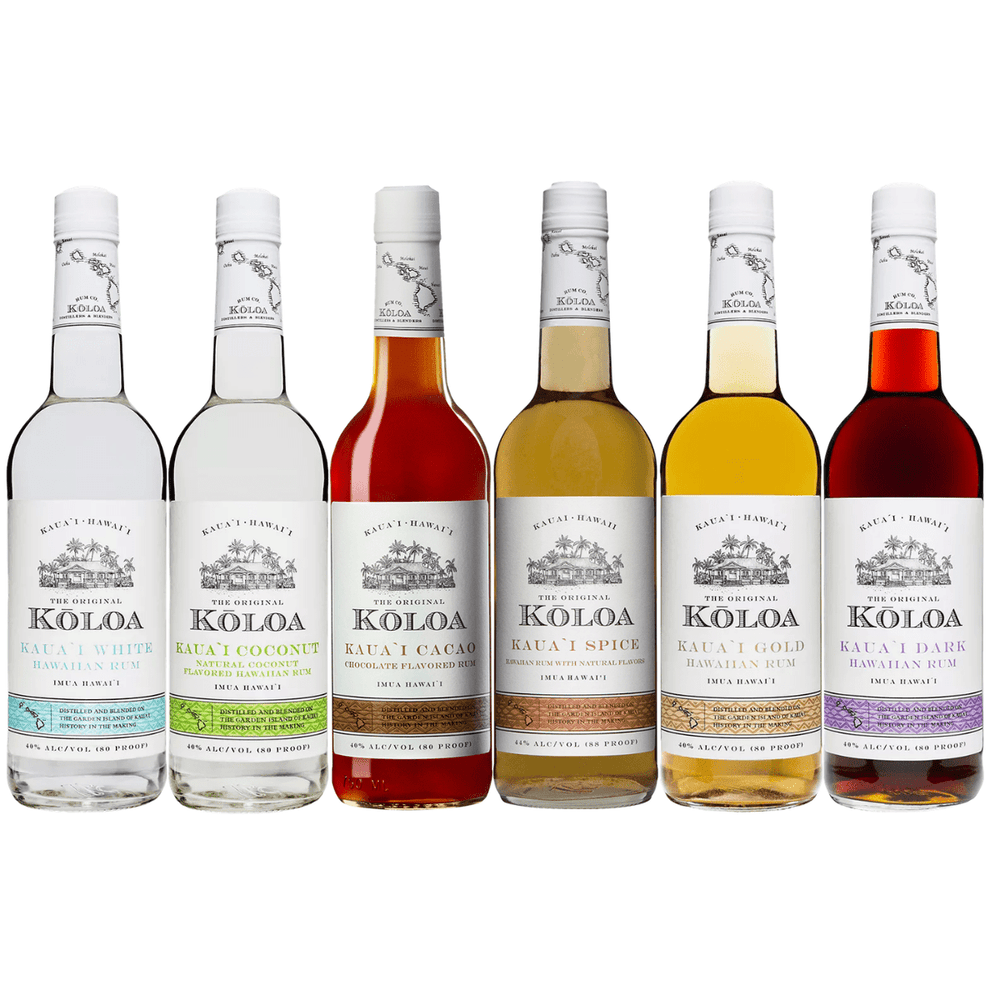 Koloa Hawaiian Rum Bundle (6 x 750ML) - Shop Buzzed