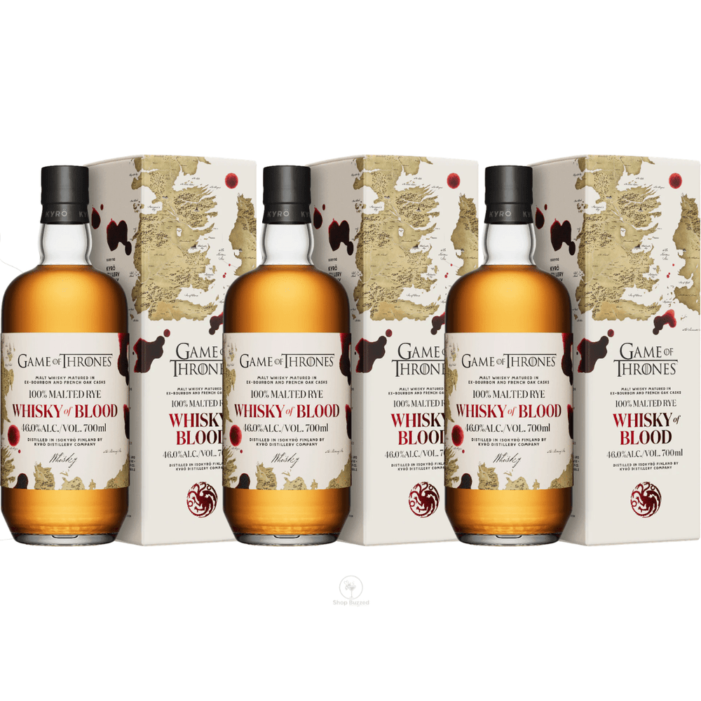 Kyrö x Game of Thrones Whisky of Blood 700mL — 3 Pack - Shop Buzzed