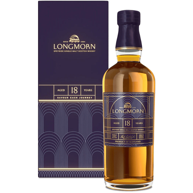 Longmorn Speyside Single Malt Scotch Whisky 18 year 700ml - Shop Buzzed