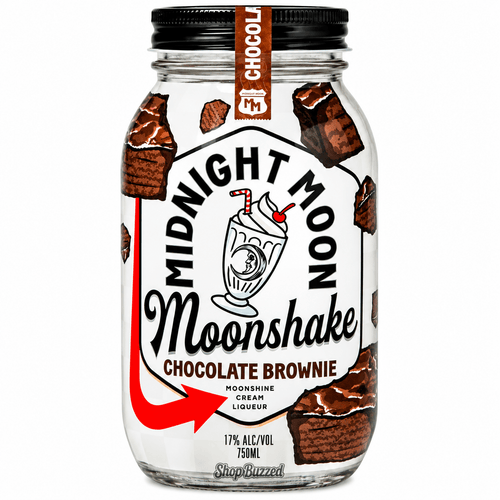 Midnight Moonshine Moonshake Chocolate Brownie 750 ml - Shop Buzzed