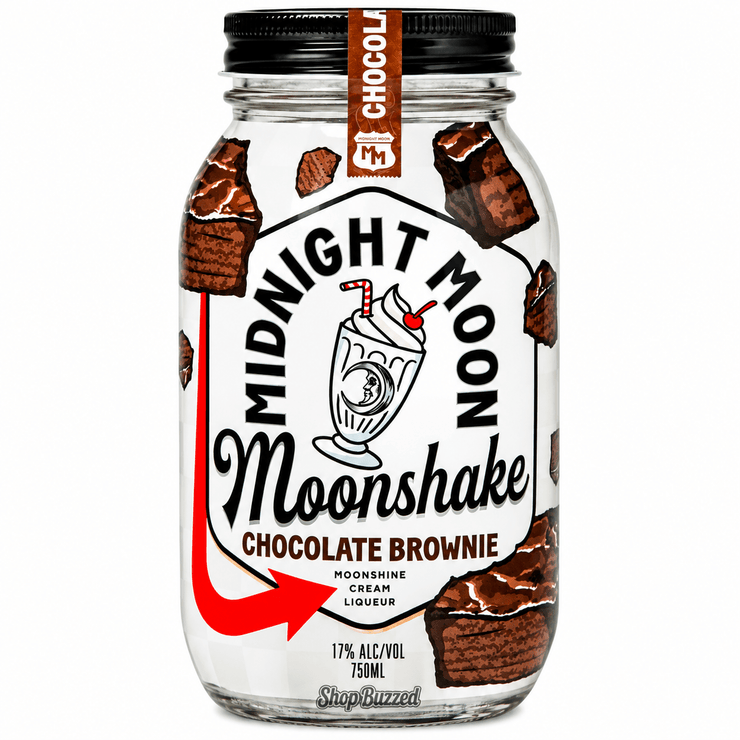 Midnight Moonshine Moonshake Chocolate Brownie 750 ml - Shop Buzzed