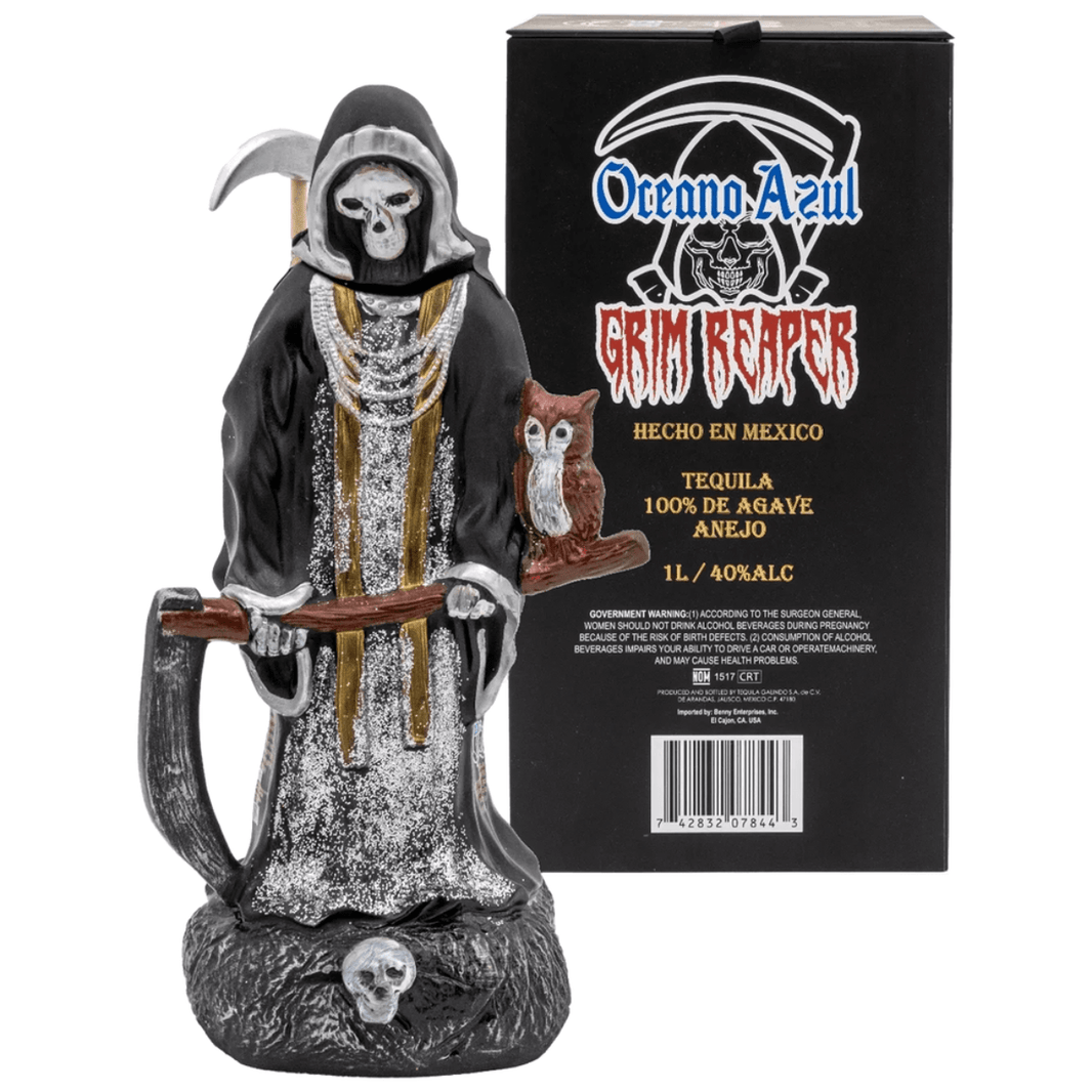 Oceano Azul Grim Reaper Anejo 1 L - Shop Buzzed