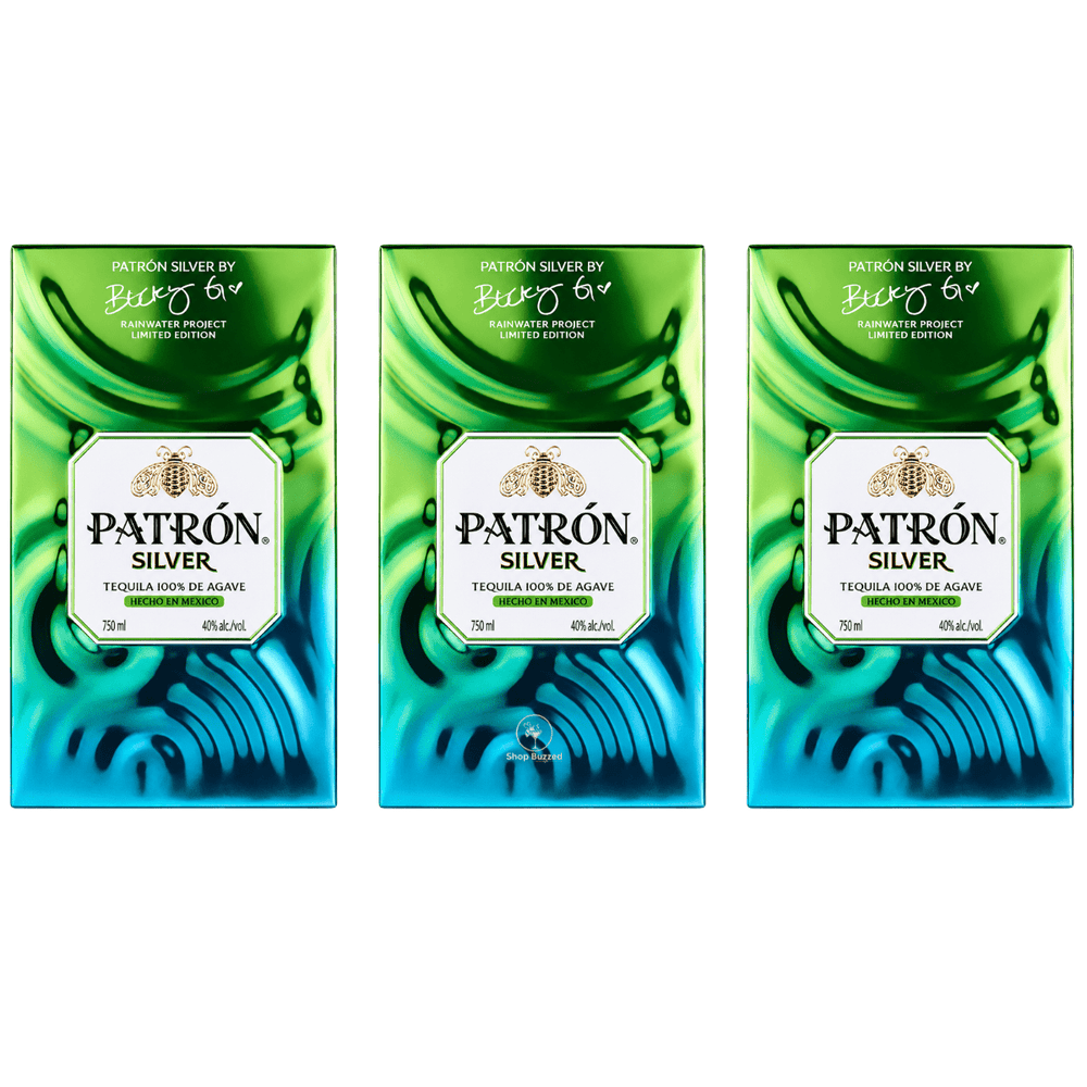 Patrón Silver Tequila x Becky G Limited Edition 3 Pack 750ML *Pre-Order* - Shop Buzzed