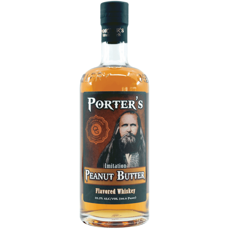 Porter's Peanut Butter Flavored Whiskey 750ml - Shop Buzzed