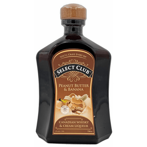 Select Club Peanut Butter and Banana Whisky Cream 750ml - Shop Buzzed