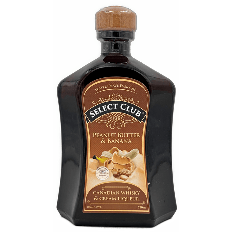 Select Club Peanut Butter and Banana Whisky Cream 750ml - Shop Buzzed