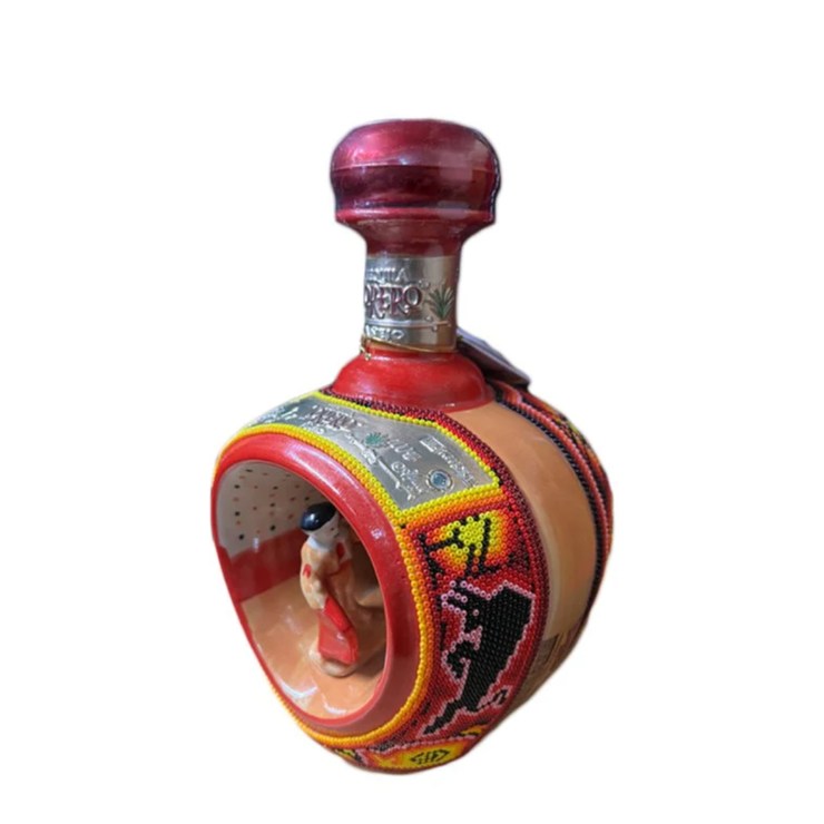 Torero Tequila Huichol (Matador Beaded Bottle) Repo 80 proof 750ml - Shop Buzzed