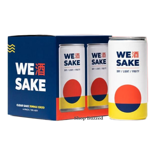 [Sell Online][We Sake] Clear Junmai Ginjo Sake 4 Pack 200ml