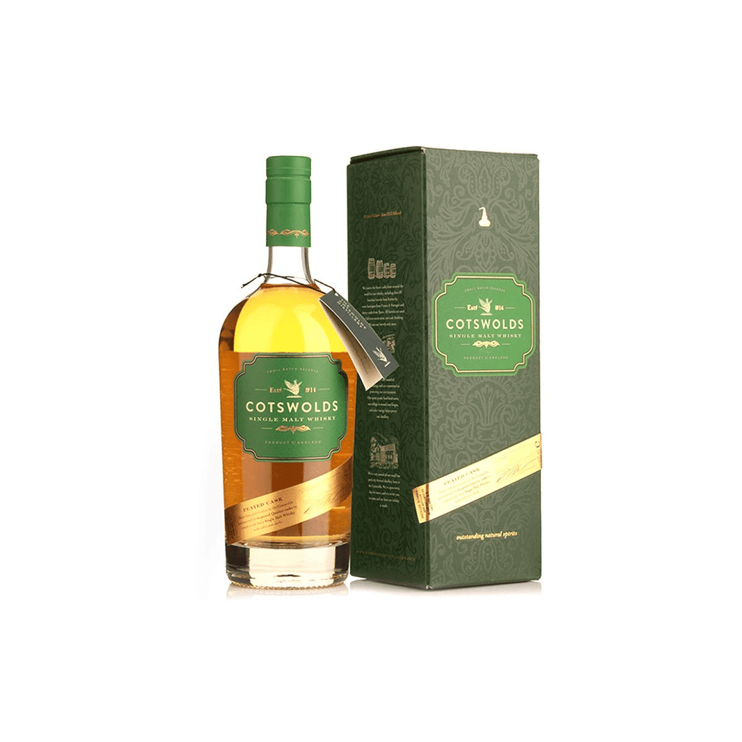 Cotswolds Peated Cask Single Malt Whisky Batch 1600 700ml - Shop Buzzed