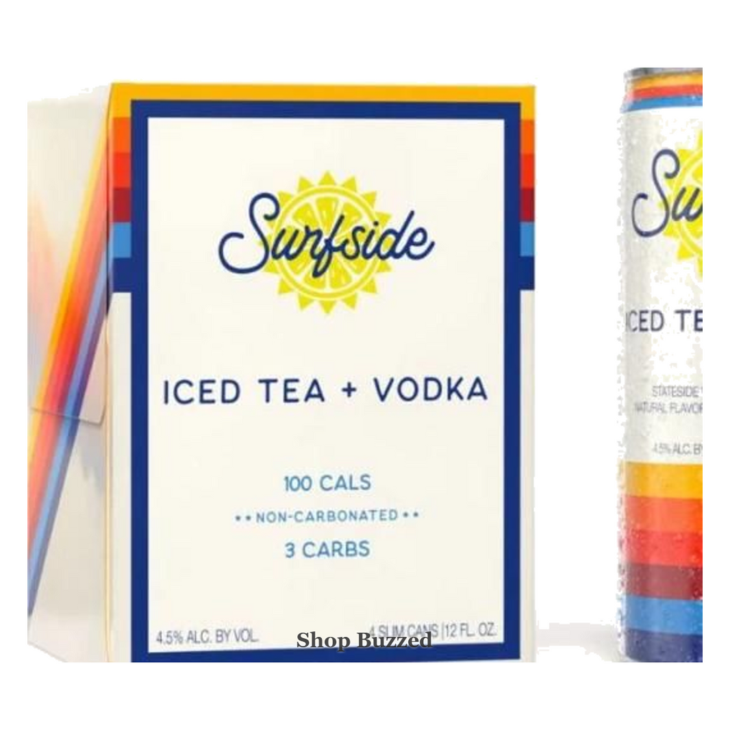 [Sell Online][Surfside] Iced Tea + Vodka 4 Pack 355ml