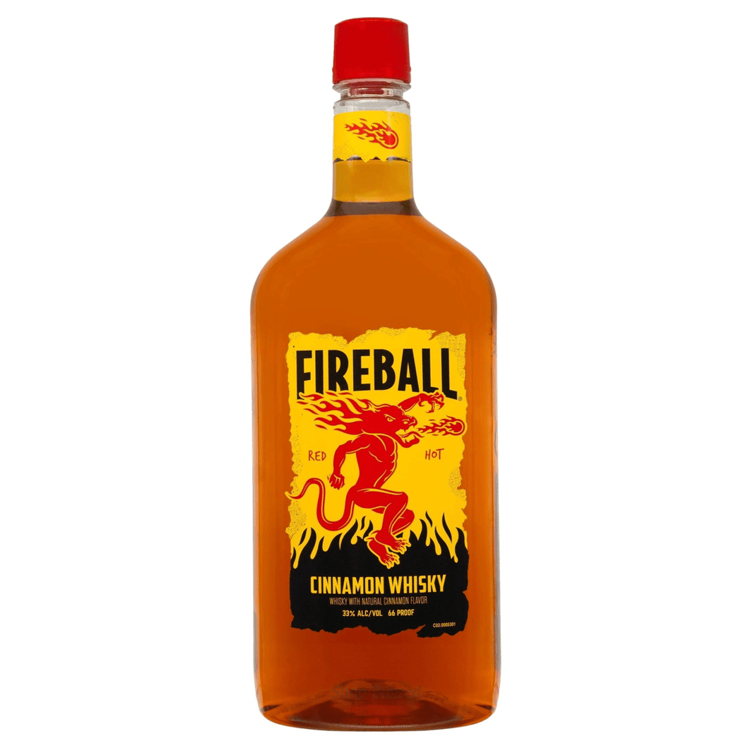 Fireball Cinnamon Whisky 1.75L PET Plastic Bottle - Shop Buzzed
