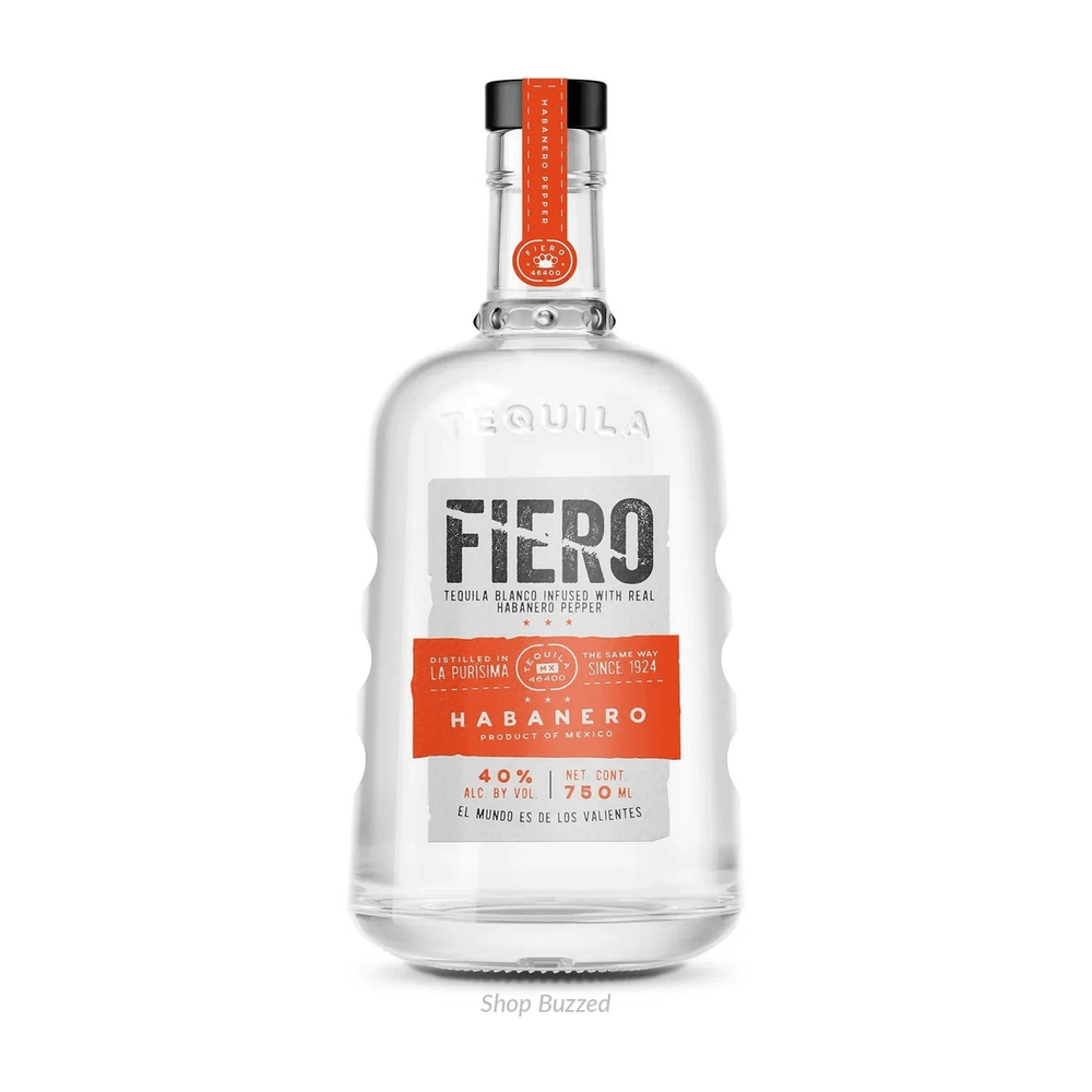 Fiero Habanero Blanco Infused Tequila 750ml - Shop Buzzed