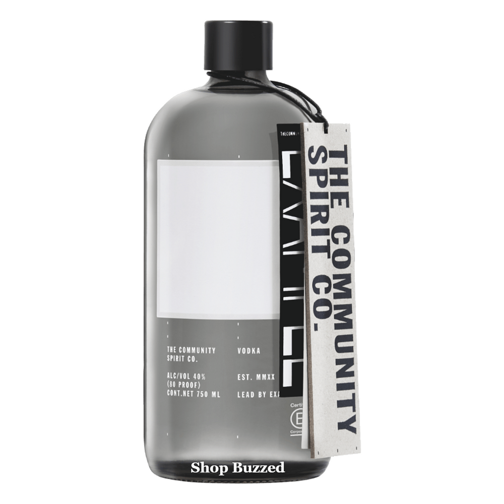 The Community Spirit Vodka with Cocktail Recipe Book 750ml - Shop Buzzed