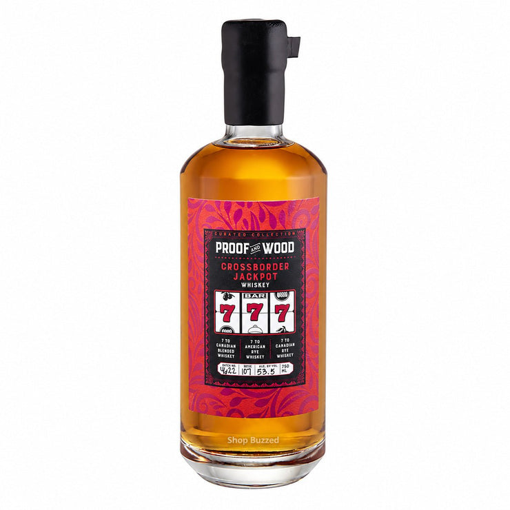 Proof and Wood Crossborder Jackpot 7 Year Whiskey 750ml bottle