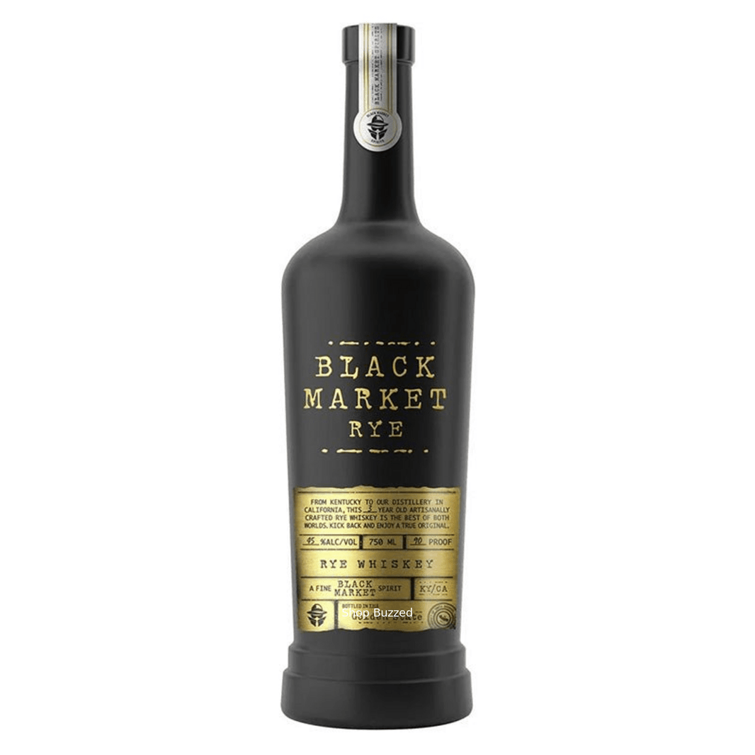 Black Market Rye Whiskey 750ml - Shop Buzzed