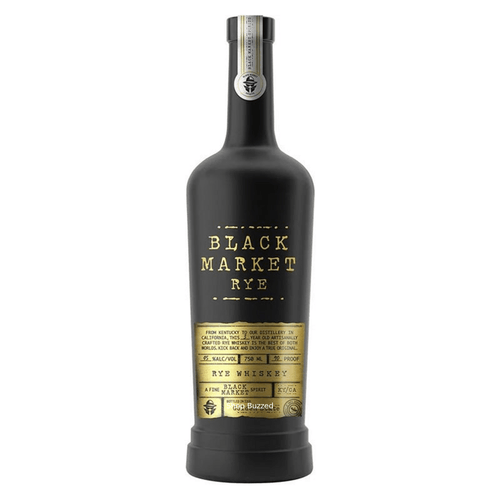 Black Market Rye Whiskey 750ml - Shop Buzzed