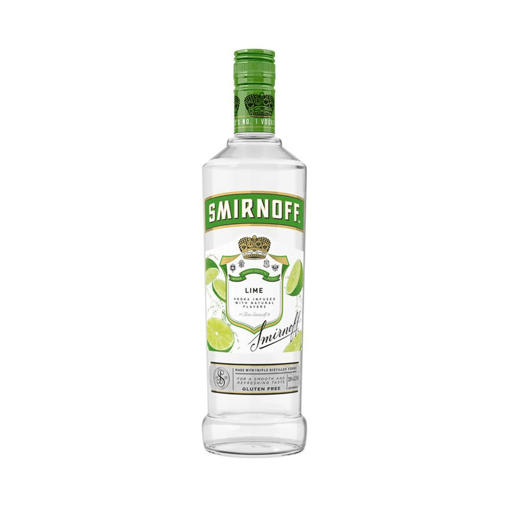 Smirnoff Lime Flavored Vodka 750ml - Shop Buzzed