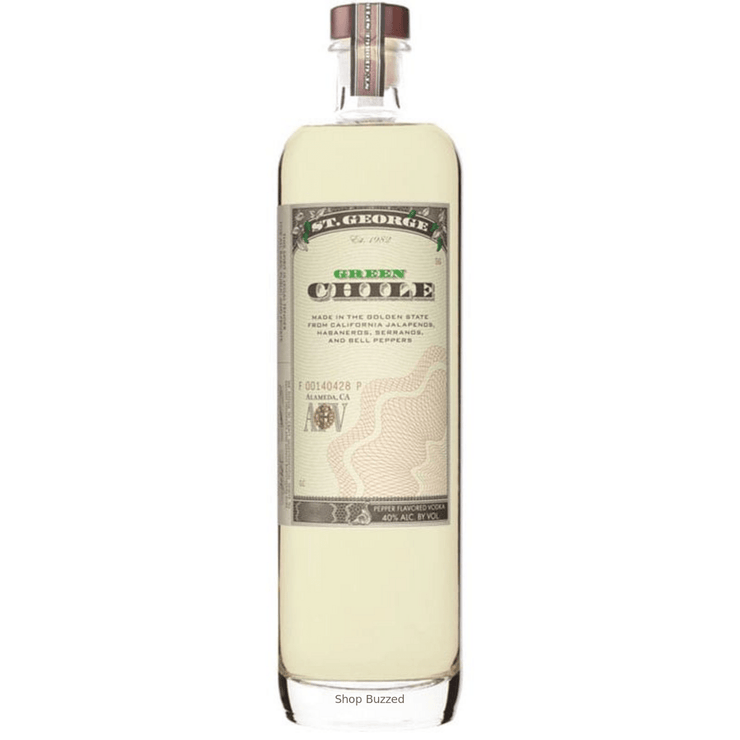 St. George Green Chile Vodka 750ml - Shop Buzzed