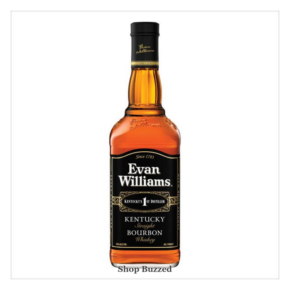 Evan Williams Black Label Kentucky Straight Bourbon 750ml - Shop Buzzed