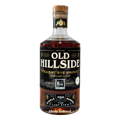 Old Hillside The Last Rye'd 5 Year Single Barrel Straight Rye Whiskey 750ml - Shop Buzzed